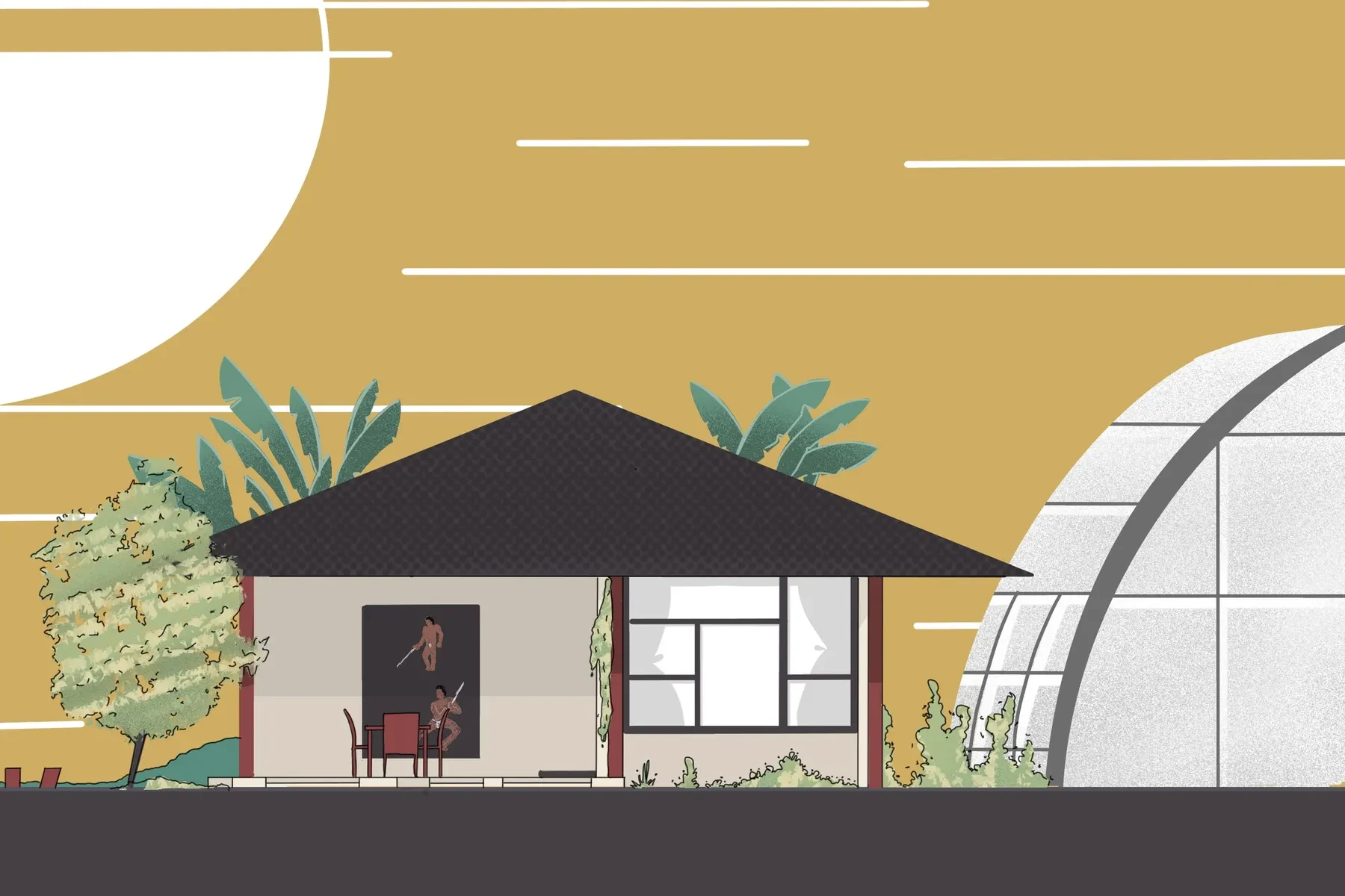 Varade Farm House — the idea, drawn